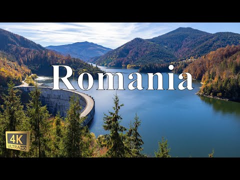 FLYING OVER ROMANIA 4K - Discover the Beauty of Romania with Relaxing Music