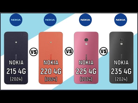 Nokia 215 4G (2024) vs Nokia 220 4G (2024) vs Nokia 225 4G (2024) vs Nokia 235 4G (2024) | VS