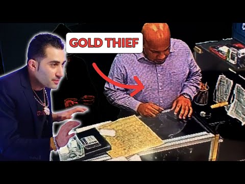 UNMASKING GOLD THIEF EMPLOYEE CAUGHT IN THE ACT!
