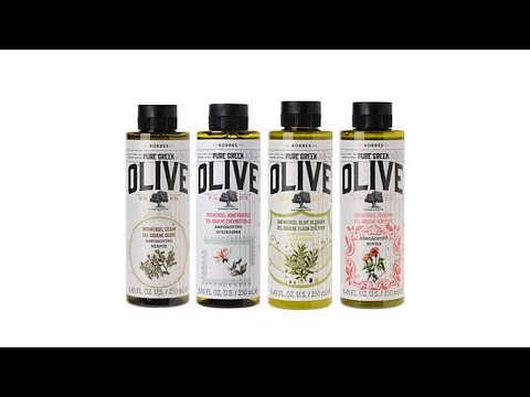 Korres Pure Greek Olive Oil 4piece Shower Gel Collection