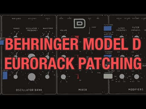 Behringer Model D #03 - Eurorack Patching Sequence & Modulation