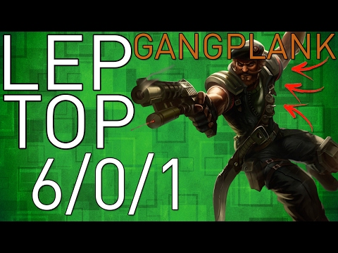 CNB Lep - Gangplank vs Shen - LoL BR Challenger 473LP