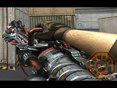 【CF】 Cross Fire China || XM214 Gatling Gun-Wild Shot Red (猩红加特林-龙爪) ! GAMEMASSACRE