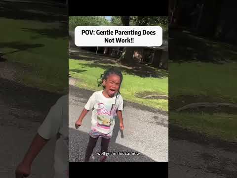 Gentle Parenting Really Does not work😂 #funny #parenting