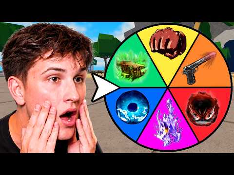 RANDOM WHEEL Decides My Moveset in The Strongest Battlegrounds