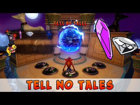 Tell No Tales (Crystal & Gem) • Crash Bandicoot 3 N. Sane Trilogy • 108% Walkthrough • Pt 21
