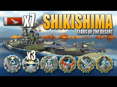 Battleship Shikishima, DEVASTATING POWER - World of Warships