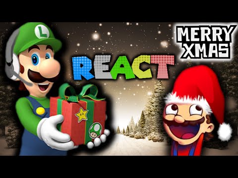 LUIGIKID REACTS TO: SM64 CHRISTMAS 2015 - CHRISTMAS CRAZIES by SMG4 - MERRY XMAS!