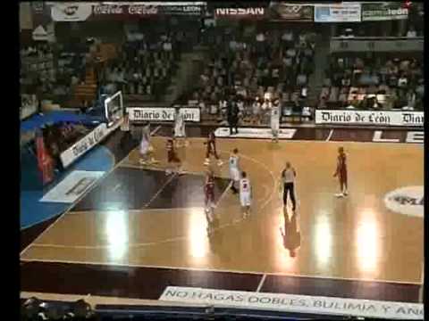 Adecco LEB Oro 08/09 J26 Grupo Begar León - Vic [2-2]