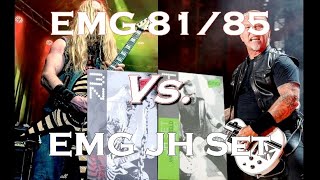 Video thumbnail for EMG 81/85 (ZW) vs EMG James Hetfield : EMG active Sound fight ! by ToroK