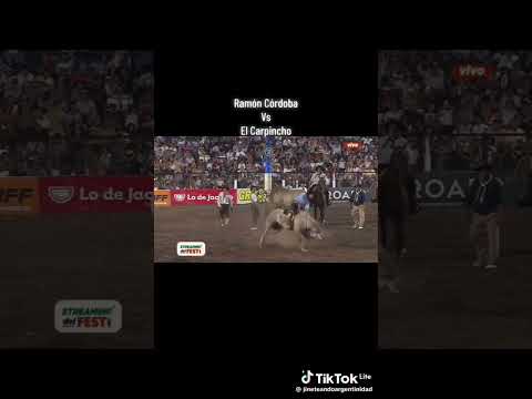 Ramón Córdoba VS el carpincho jineteada Jesús María