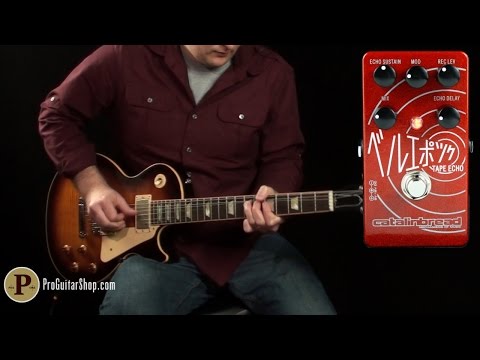 Catalinbread Belle Epoch Japanese Red Sparkle Limited edition 2015 / preamp / overdrive and boost / tape delay / Echoplex sim image 11