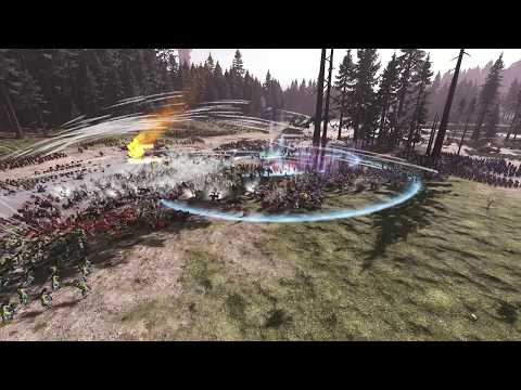 MASSIVE 4v4 Battle Benchmark Dwarves vs Skaven - Total War: Warhammer II