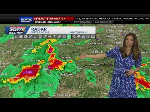 Tracking Storms Moving Through Cincinnati