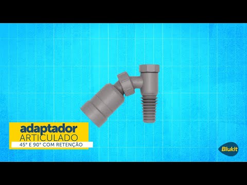 Adaptador Articulado 45° e 90° com Retenção