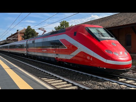 ETR500.40 con la nuova livrea Frecciarossa in servizio sull’AV 8820 Taranto - Milano C.le