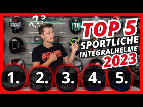 TOP 5 SPORTLICHE INTEGRALHELME 2023 - beste Aerodynamik & geringes Gewicht [AGV, Arai, Shoei, & Co.]