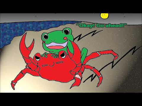 日本文化学科 THE BACK-RIDING GAME OF THE FROG AND THE CRAB　かえるとかにのせおいくらべ(17AA080)
