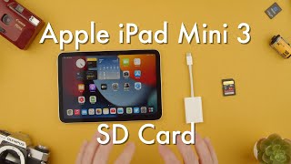 How to use SD card on an Apple iPad Mini || Apple iPad Mini
