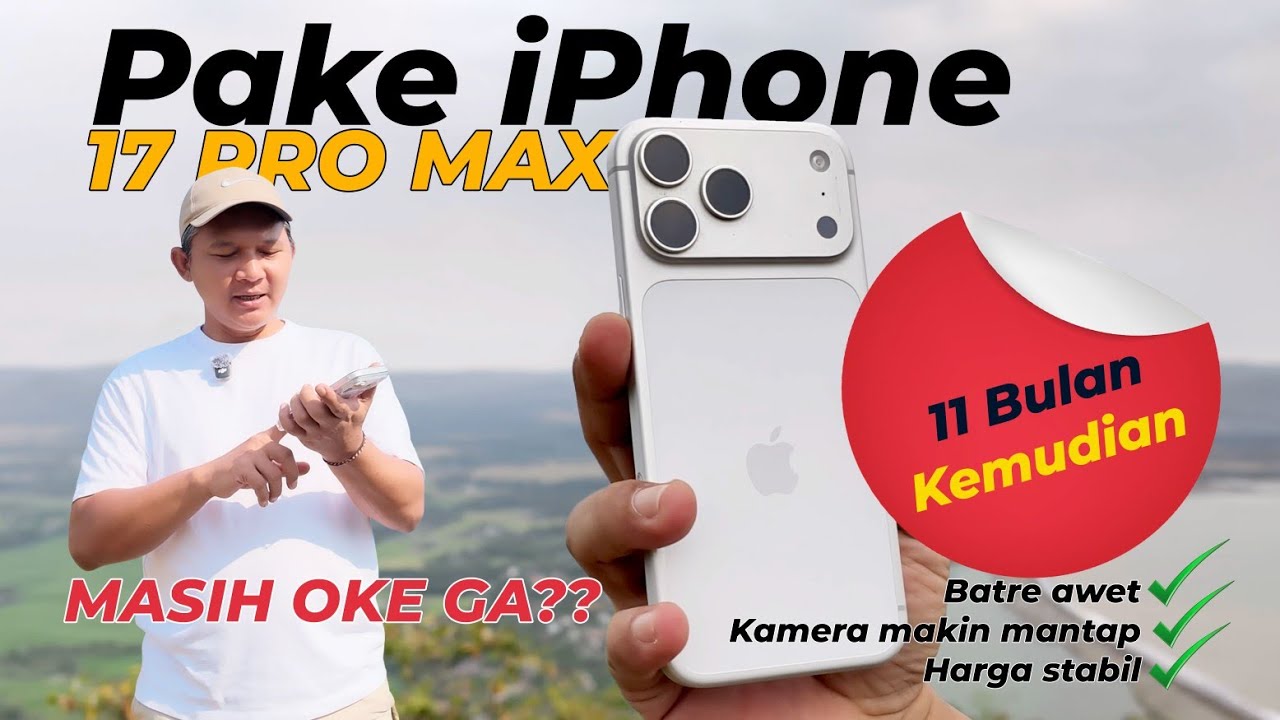 BH MASIH 100%‼️ iPhone 17 Pro Max Setelah 11 Bulan | Sambil trip bareng Fotovolia