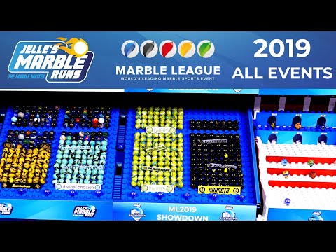 Marble League Showdown - ALL EVENTS - Jelle's Marble Runs