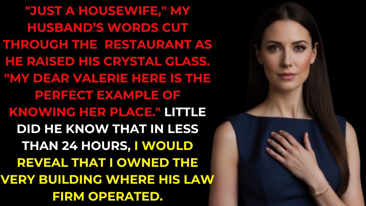 Husband Called Me 'Just a Housewife'—Then I Revealed I Secretly Owned His Company's Building
