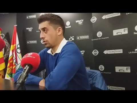 Rueda de prensa de Miquel Ripoll C. E. L'Hospitalet  - U. E. Figueres