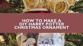 How to Make Easy DIY Harry Potter Ornaments with Book Covers