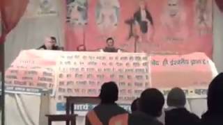 Open Challenge of Pandit Mahender Pal Arya at Arya Samaj Bahraich encircled by Mosques