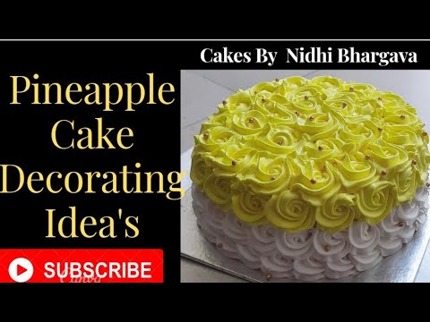 Pineapple Cake  | How To Decorating Cake | Cake Decorating Ideas | Perfect Cake Icing |