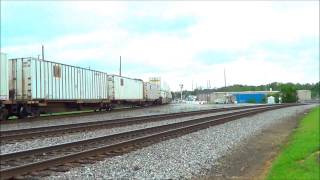 preview picture of video 'Eastbound Kansas City Southern run-thru Intermodel through Austell, Georgia 05-02-13'