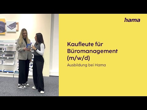 Ausbildung bei Hama | Kaufmann/-frau für Büromanagement (m/w/d)
