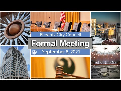 City Council Formal Meeting - September 8, 2021