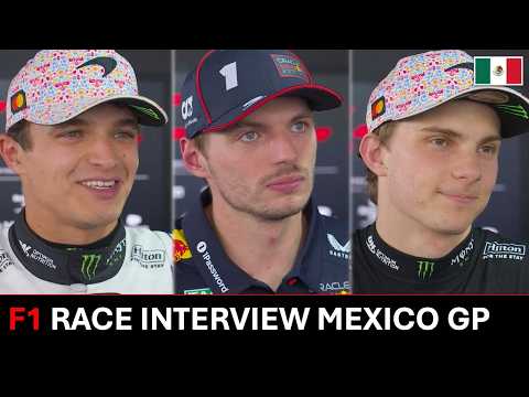 F1 Post Race Interview – Drivers React to the Mexico GP 2025!