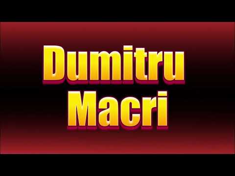 How to pronounce Dumitru Macri?(SORT OF CORRRECTLY...)