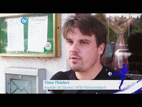 Timo Thielert - ATSV Kleinsteinbach - zum Spiel vs. TV Mörsch, FuPa.tv-Interview, 30.4.2017