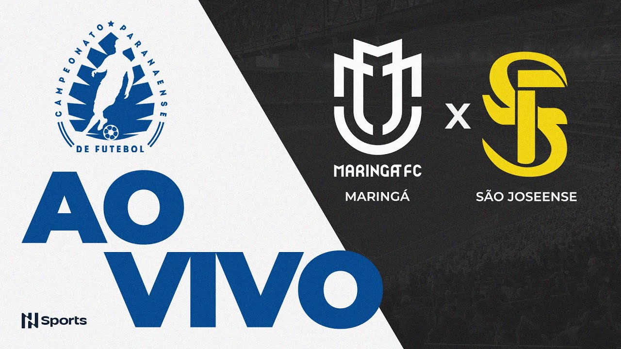 AO VIVO E COM IMAGENS | MARINGÁ x SÃO JOSEENSE | 1ª RODADA | CAMPEONATO PARANAENSE 2025