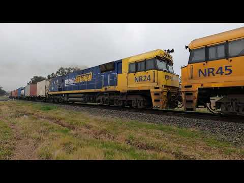 NR113, NR45 & NR24 Parkes NSW.   Thu 25th Aug 2022