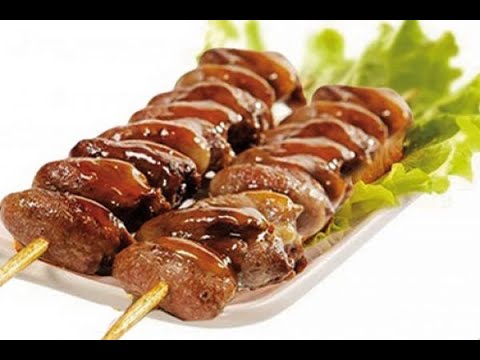 Куриные сердечки от Луча (chicken hearts on the grill )