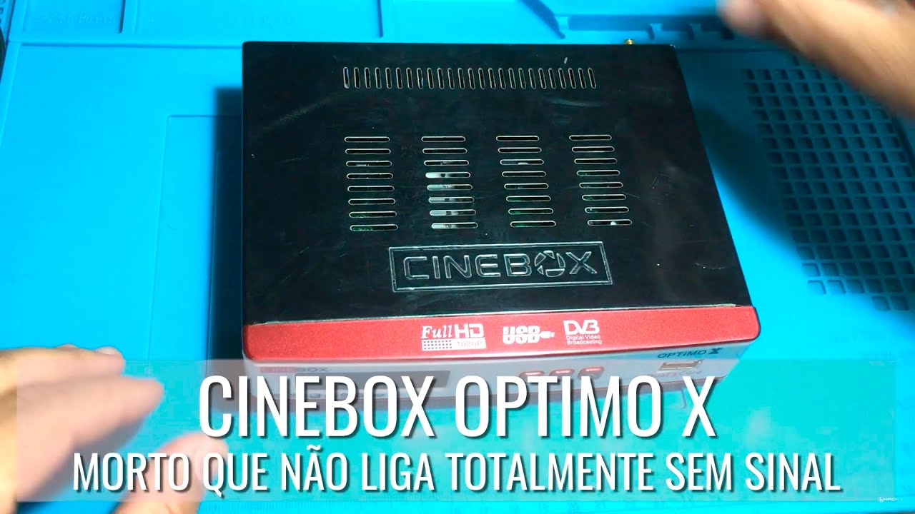 Ressuscitando o Cinebox Optimo X que está sem tela Morto.