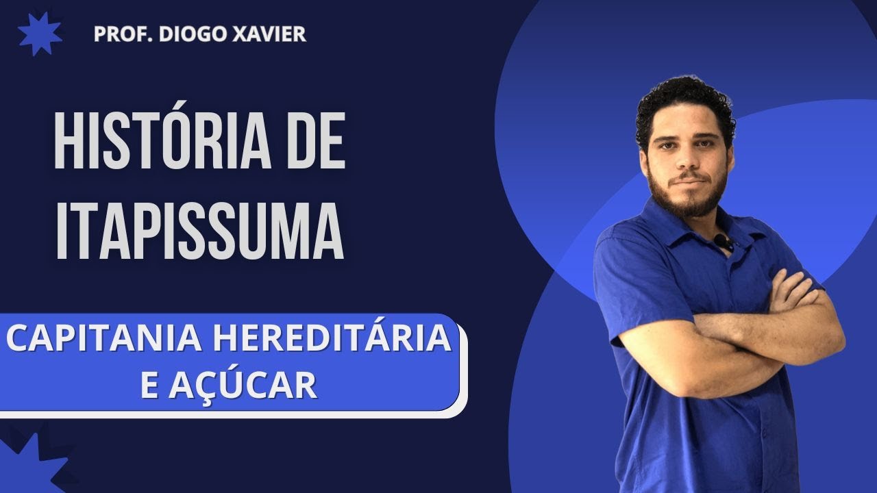 História de Itapissuma - Aula 2 - Concurso Itapissuma 2024 - Capitania Hereditária e Açúcar