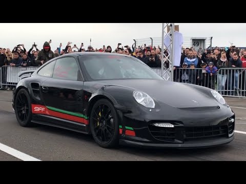 2000hp 9ff Porsche 347,22km/h @ halfmile!!! TTT Final Race Day 2019 #porsche #9ff # ttthalfmile