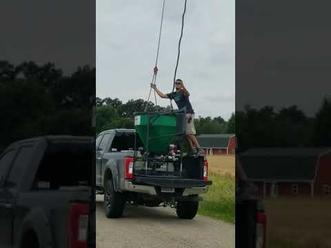 Getting a Ground-Effect Spreading Bucket packed away safely