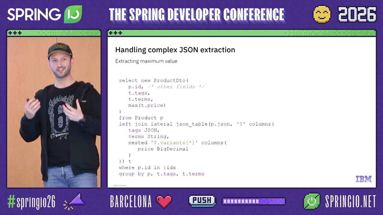 JSON beyond the Blob - Data evolution with Hibernate ORM by Christian Beikov @ Spring I/O 2026