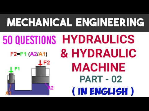 Hydraulics and hydraulic machine || RRB JE / SSC JE Mechanical Engineering || Top 250 MCQ , Part-02 Video