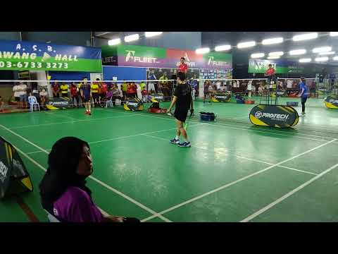 Badminton Final 12th Rawang Open Men's Single Open - Antonio Valyant Santoso (INA) Vs Darrel Chew