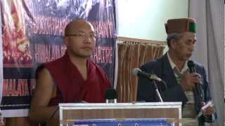 His Holiness Karmapa's talk on "Buddhism and World Peace"