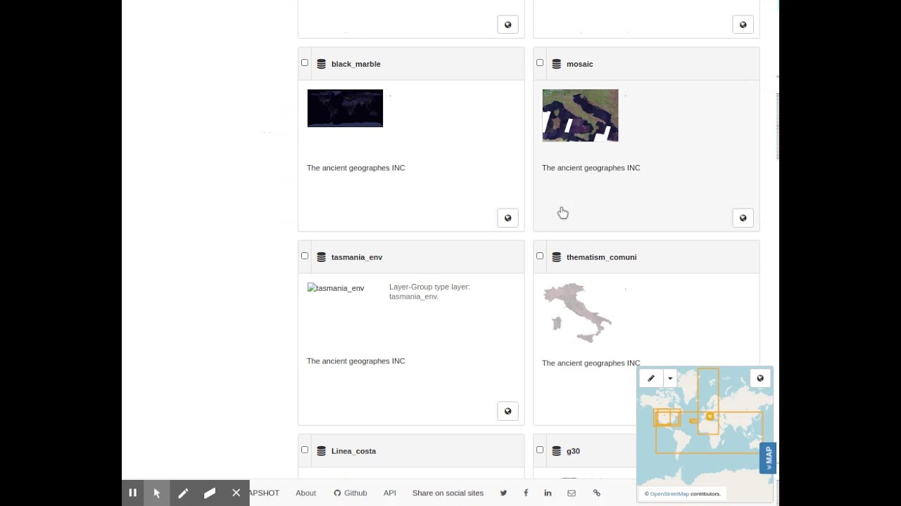 Harvest from OGC services