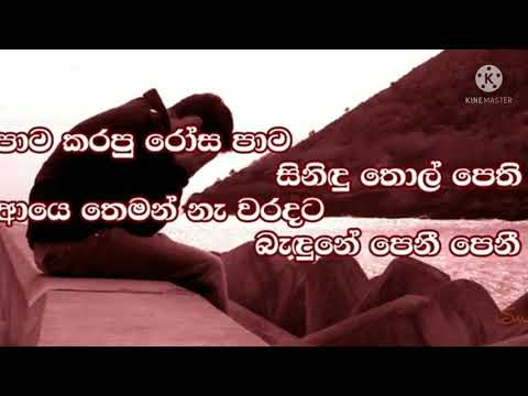 Karaoke Song | කතාකරන කදුළු | Namal Udugama