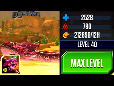 Mr.Raptor Mini Series - GIGANTOPHIS LEVEL-40 MAX (JURASSIC WORLD: THE GAME)